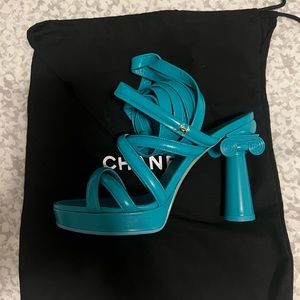 Chanel Goatskin Sandals- Size 7